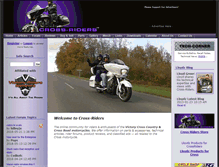 Tablet Screenshot of cross-riders.com